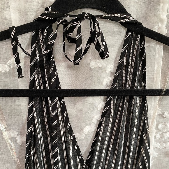 Favlux halter stripped jumpsuit size S - Picture 7 of 9